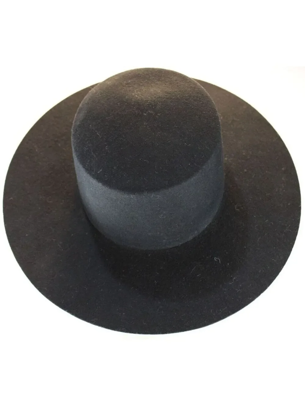 Vintage Bailey El Paso Black Wool Hat - Made in USA Size Small Women's
